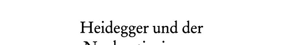 Couverture : Heidegger und der Neukantianismus