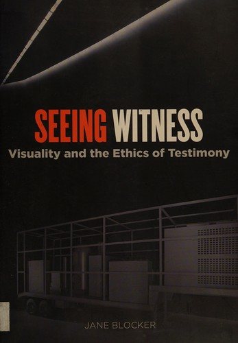 Couverture : Seeing witness