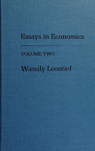 Couverture : Essays in economics