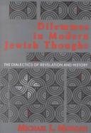 Couverture : Dilemmas in Modern Jewish Thought