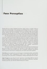 Couverture : Face Perception
