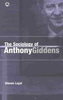 Couverture : The Sociology Of Anthony Giddens