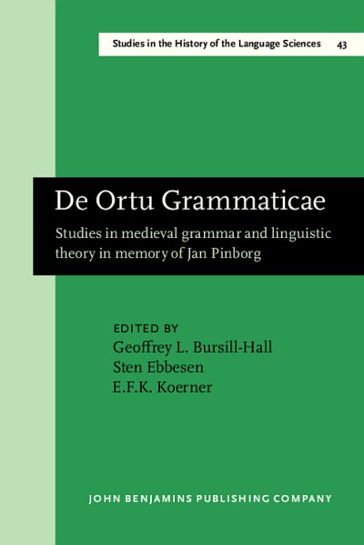 Couverture : De ortu grammaticae