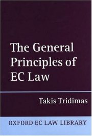 Couverture : The general principles of EC law