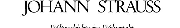 Couverture : Johann Strauss