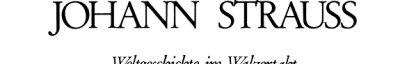 Couverture : Johann Strauss