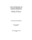 Couverture : The notebooks of George Berkeley, Bishop of Cloyne