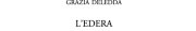 Couverture : L'edera