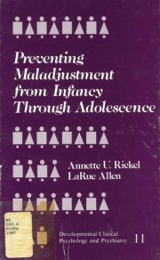 Couverture : Preventing maladjustment from infancy through adolescence