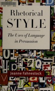Couverture : Rhetorical style
