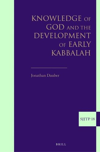 Couverture : Knowledge of God and the Development of Early Kabbalah