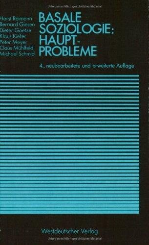Couverture : Basale Soziologie, Hauptprobleme