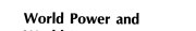 Couverture : World Power, World Money