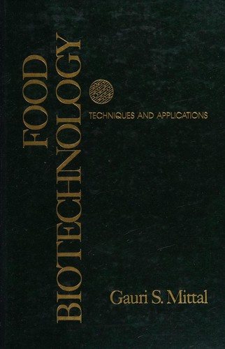 Couverture : Food biotechnology