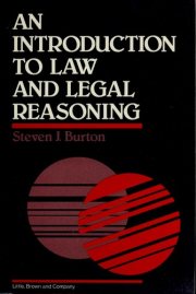 Couverture : An introduction to law and legal reasoning