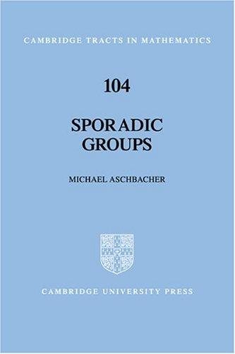 Couverture : Sporadic groups