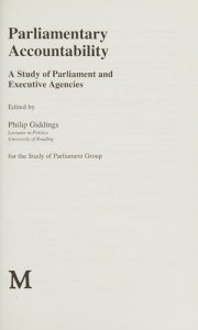 Couverture : Parliamentary accountability