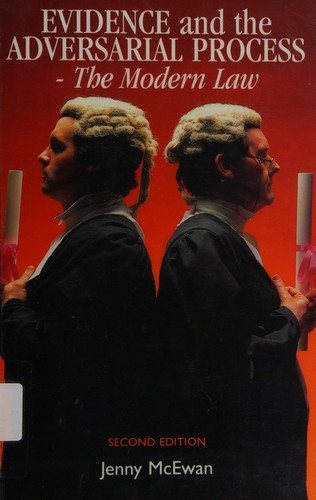 Couverture : Evidence and the Adversarial Process