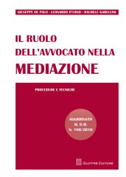 Couverture : Il ruolo dell'avvocato nella mediazione