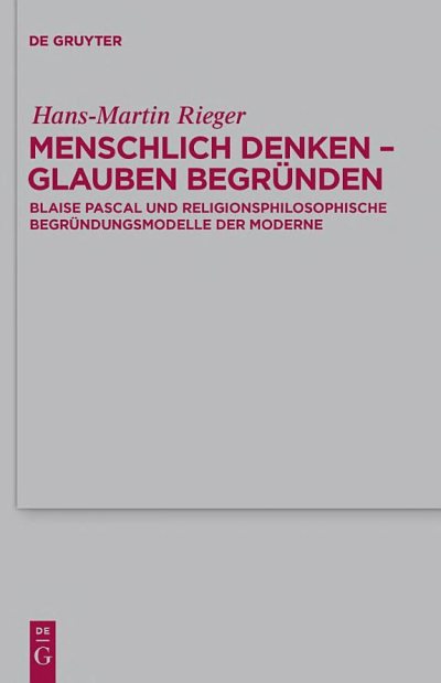 Couverture : Menschlich denken, Glauben begründen