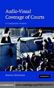 Couverture : Audio-visual Coverage of Courts