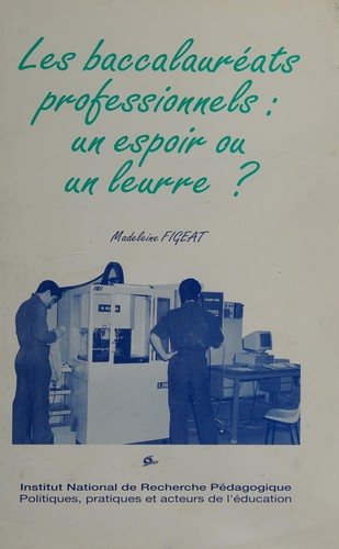 Couverture : Les Baccalauréats professionnels