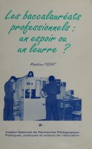 Couverture : Les Baccalauréats professionnels