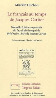 Couverture : Le français au temps de Jacques Cartier