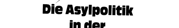 Couverture : Die Asylpolitik in der Bundesrepublik Deutschland