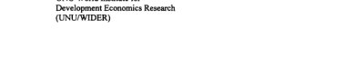 Couverture : Special and differential treatment for developing countries