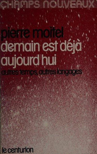 Couverture : Demain est déjà aujourd'hui