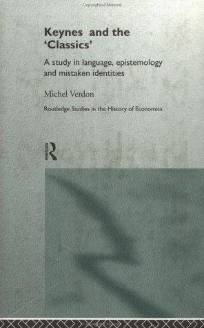 Couverture : Keynes and the "Classics"