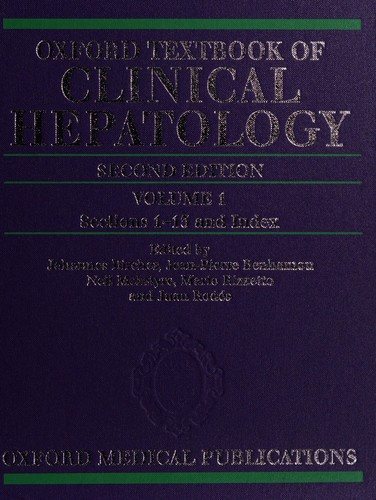 Couverture : Oxford textbook of clinical hepatology.