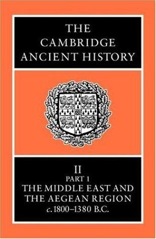 Couverture : The Cambridge Ancient History Volume 2, Part 1