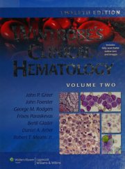 Couverture : Wintrobe's clinical hematology.