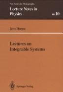 Couverture : Lectures on integrable systems