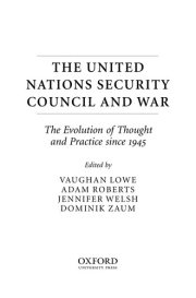 Couverture : The United Nations Security Council and war