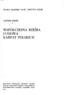 Couverture : Współczesna rzeźba ludowa Karpat Polskich