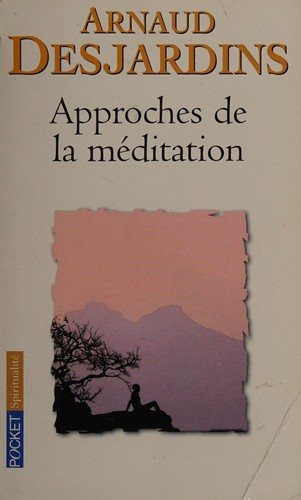 Couverture : Approches de la méditation
