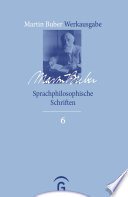 Couverture : Martin Buber-Werkausgabe