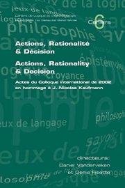 Couverture : Actions, rationality & decision
