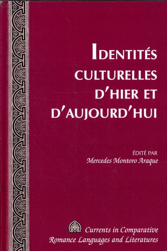 Couverture : Identités culturelles d'hier et d'aujourd'hui
