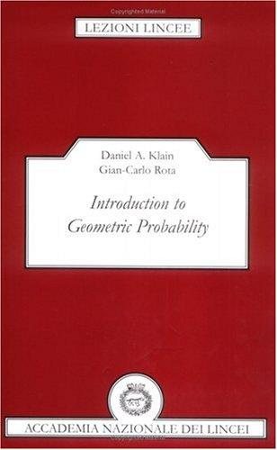 Couverture : Introduction to geometric probability