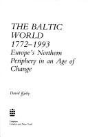 Couverture : The Baltic world, 1772-1993