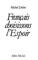 Couverture : Français choisissons l'espoire.