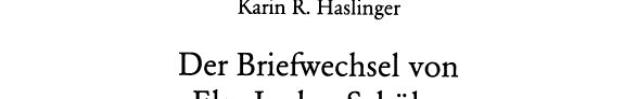 Couverture : Der Briefwechsel von Else Lasker-Schüler und Franz Marc, ein poetischer Dialog