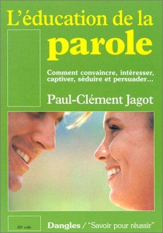 Couverture : L'Education de la parole