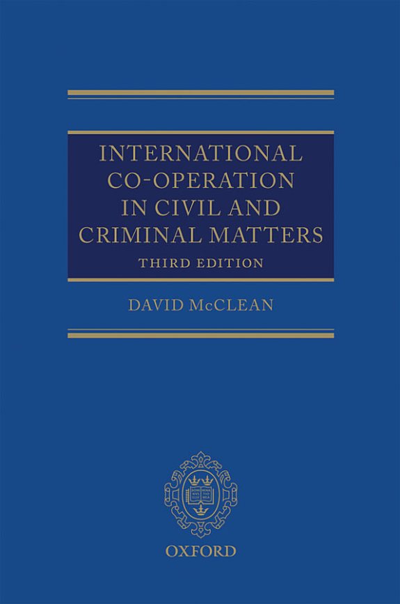 Couverture : International Co-operation in Civil and Criminal Matters