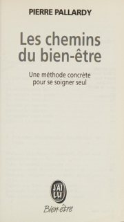 Couverture : Les chemins du bien-être