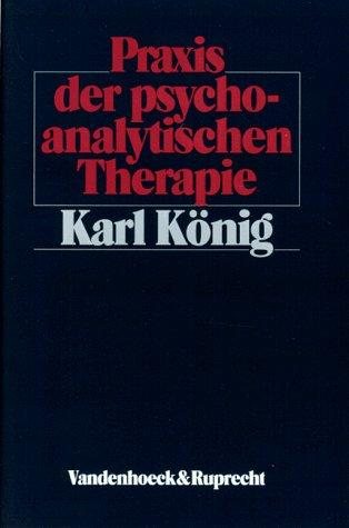 Couverture : Praxis der psychoanalytischen Therapie